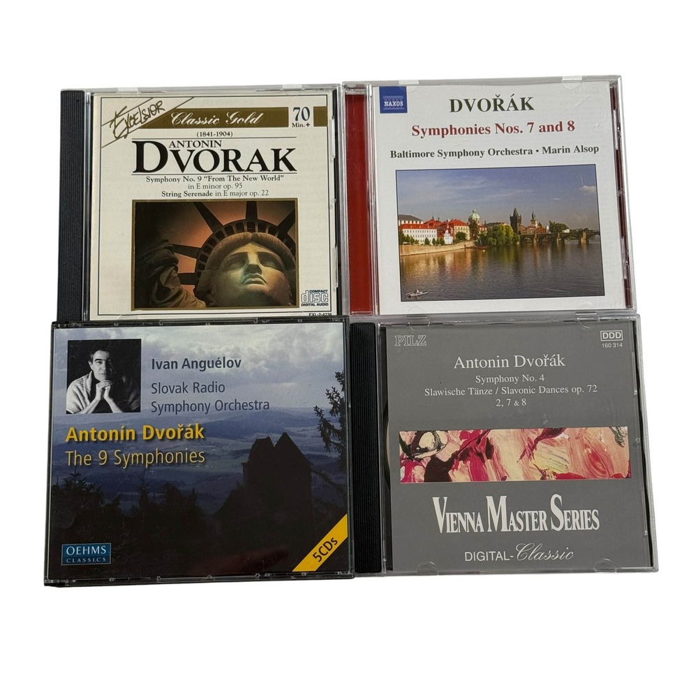 Antonin‎ Dvorak CD Lot 9 Symphonies Slavonic Dances New World Baltimore Slovak
